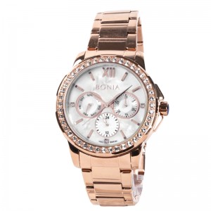 Bonia BR190-2553S Rosegold White Lady